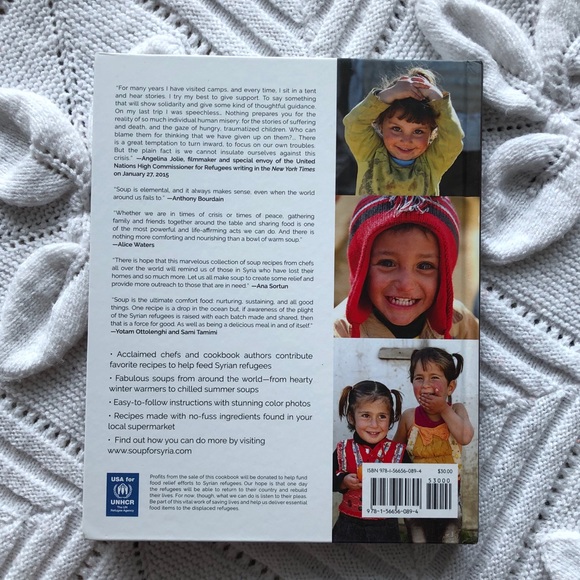 New Anthony Bourdain Soup for Syria cookbook recipe book - Picture 6 of 7